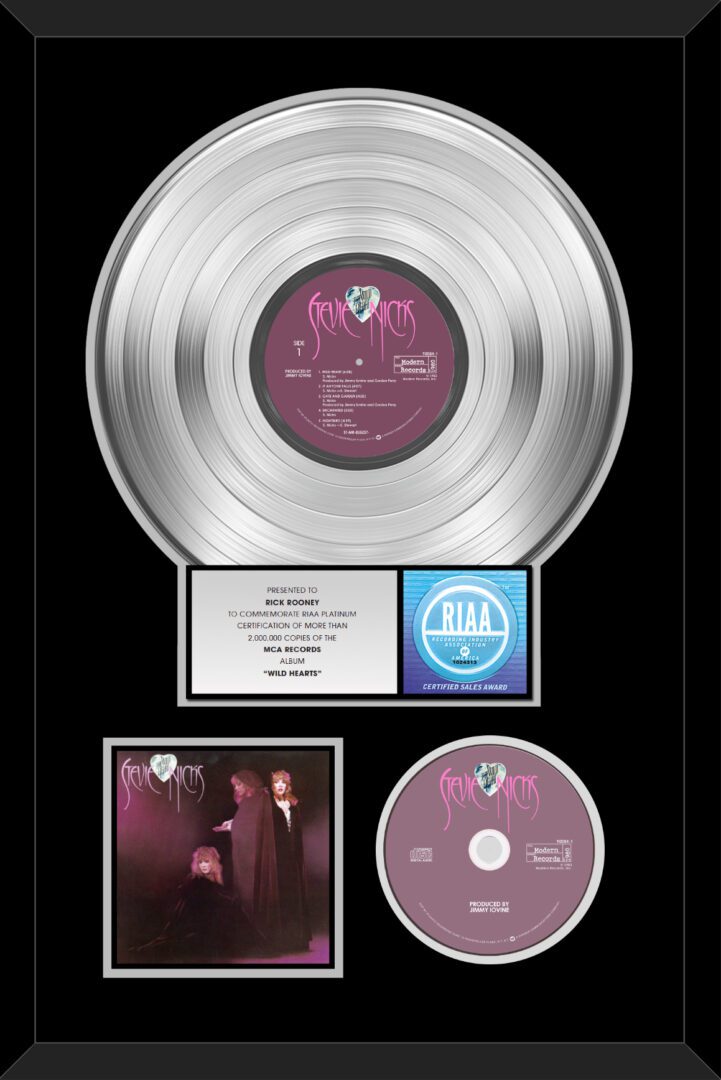 A picture of music CD by Stevie Nicks in purple color